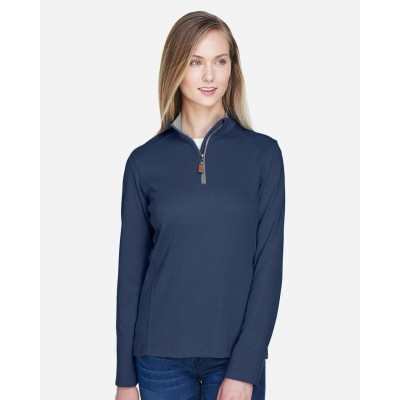 Devon & Jones DG479W Navy/ Grey Heather/ Graphite