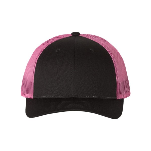 115 Richardson Black/ Neon Pink