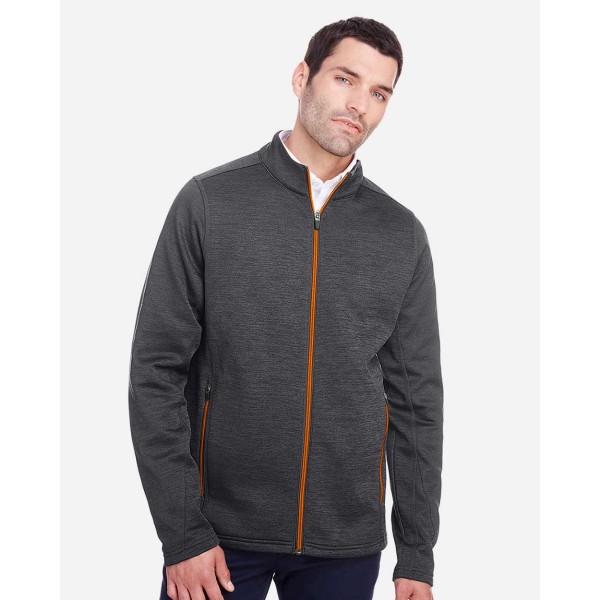 NE712 North End Black Heather/ Orange Soda