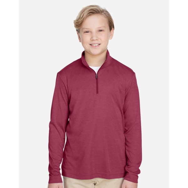 TT31HY Team 365 Sport Maroon Heather