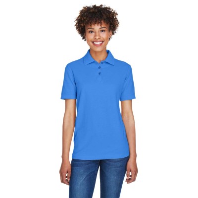 UltraClub 8541 Women's Whisper Pique Polo