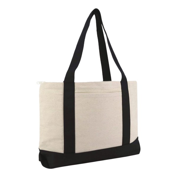 8862 Liberty Bags Natural/ Black