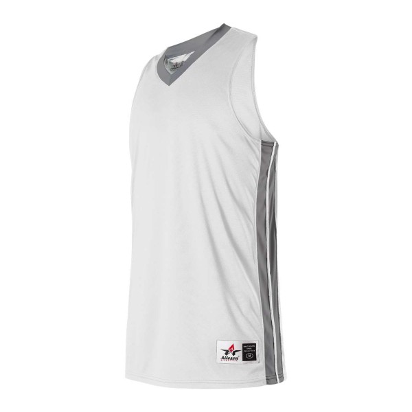 538JY Alleson Athletic White/ Charcoal