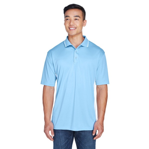 8406 UltraClub Columbia Blue/ White