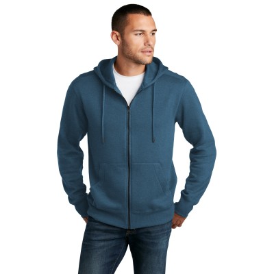 District DT1103 Heathered Poseidon Blue