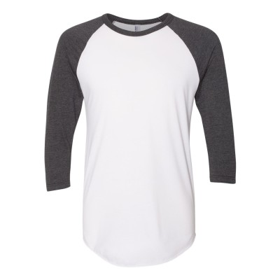 American Apparel BB453W White/ Heather Black