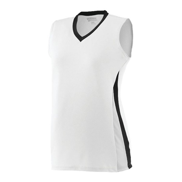 1356 Augusta Sportswear White/ Black/ White