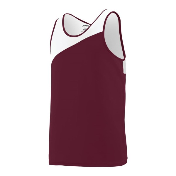 352 Augusta Sportswear Maroon/ White