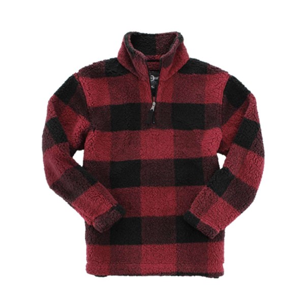 Q10 Boxercraft Garnet/ Black Buffalo Plaid