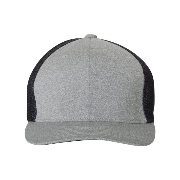 6311 Flexfit Heather Grey/ Navy