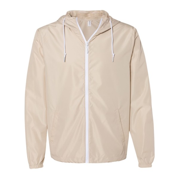 EXP54LWZ Independent Trading Co. Classic Khaki/ White Zipper