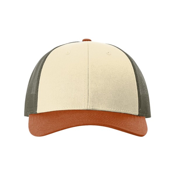 115 Richardson Cream/ Loden Green/ Dark Orange