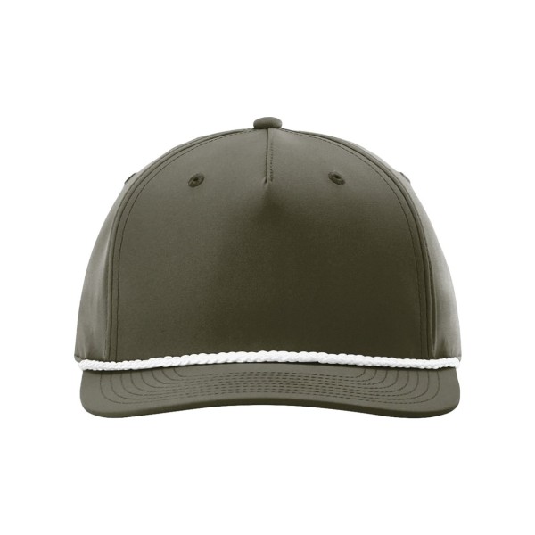 258 Richardson Dark Olive Green/ White