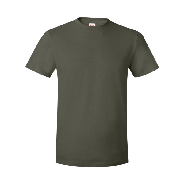 4980 Hanes Fatigue Green