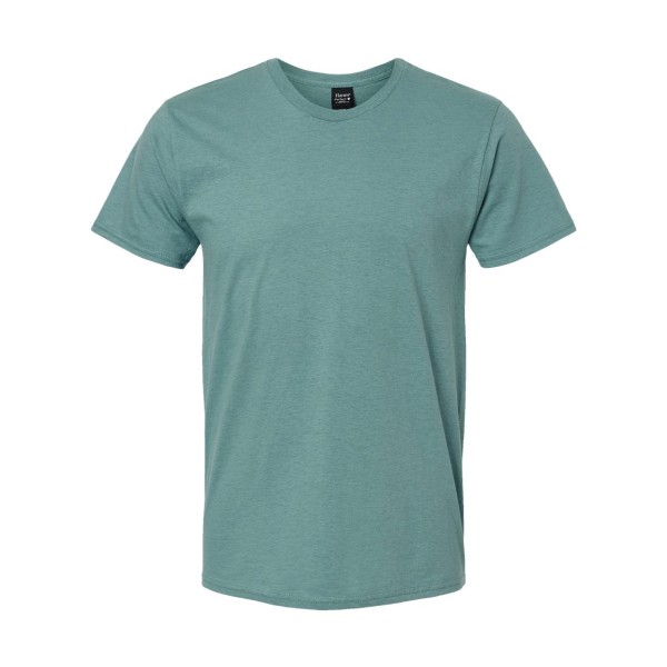 4980 Hanes Marbled Green Clay