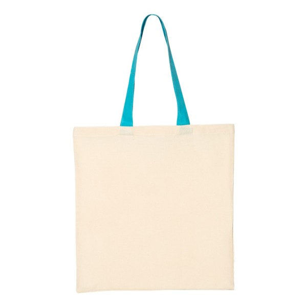 QTB6000 Q-Tees Natural/ Turquoise