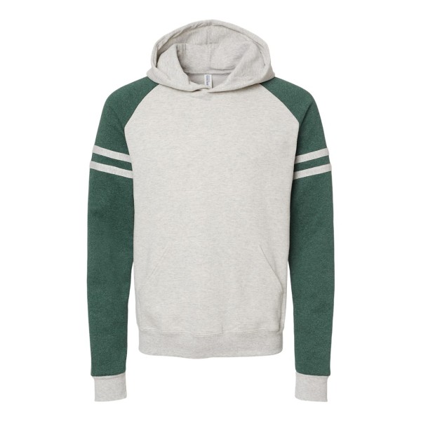 97CR Jerzees Oatmeal Heather/ Forest Green Heather