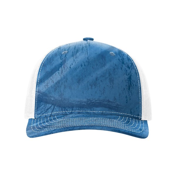 112PFP Richardson Realtree Fishing Light Blue/ White