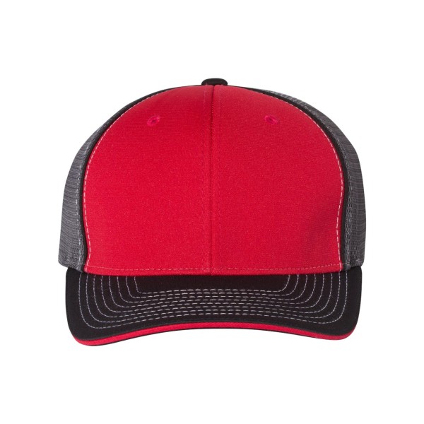 172 Richardson Red/ Charcoal/ Black Tri