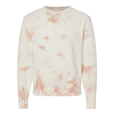 Independent Trading Co. PRM3500TD Tie Dye Dusty Pink