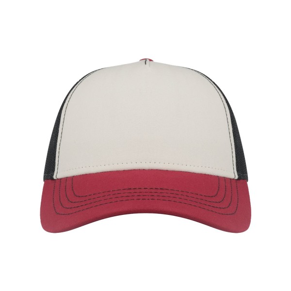RAPPER Atlantis Headwear White/ Burgundy/ Black