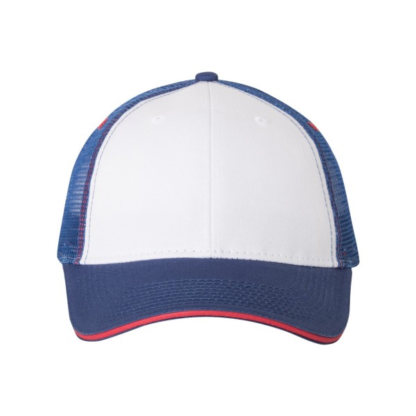 S102 Valucap White/ Royal/ Red