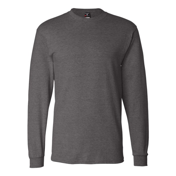 5186 Hanes Charcoal Heather