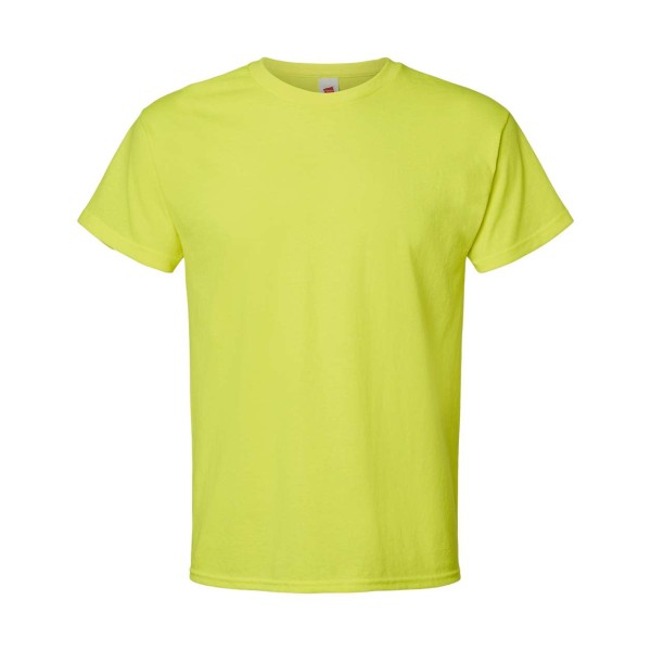 5280 Hanes Safety Green