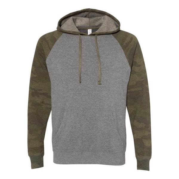 PRM33SBP Independent Trading Co. Nickel Heather/ Forest Camo