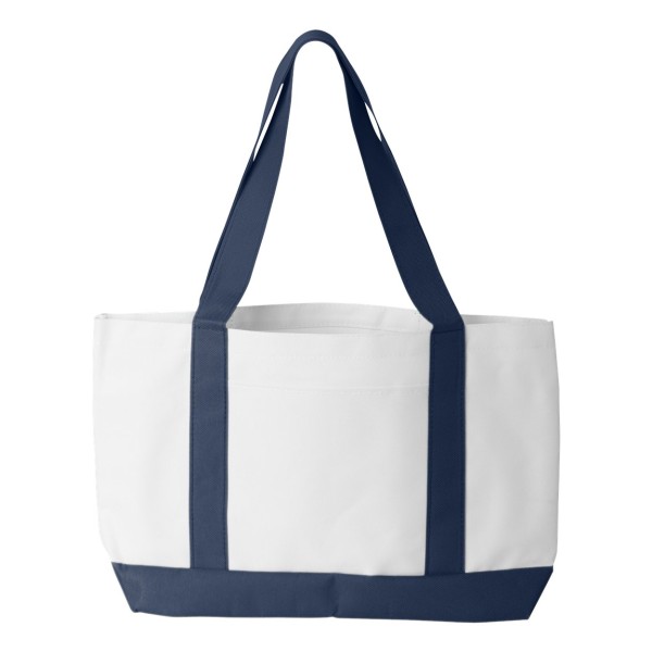 7002 Liberty Bags White/ Navy