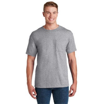 Jerzees 29MP Dri-Power 50/50 Cotton/Poly Pocket T-Shirt