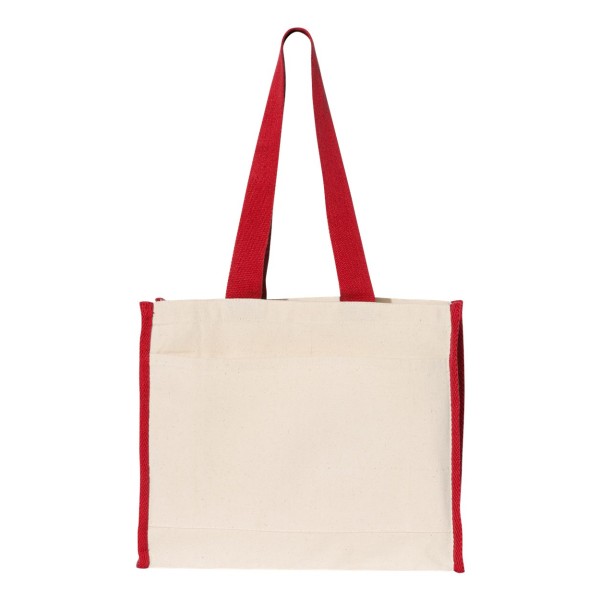Q1100 Q-Tees Natural/ Red