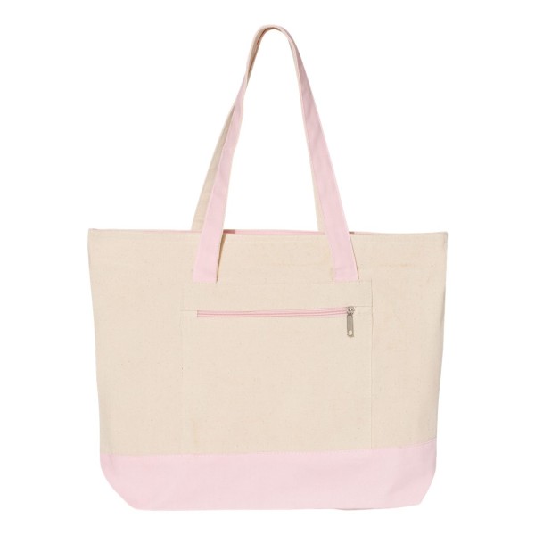 Q1300 Q-Tees Natural/ Light Pink