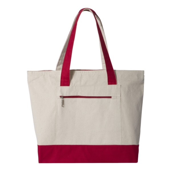 Q1300 Q-Tees Natural/ Red