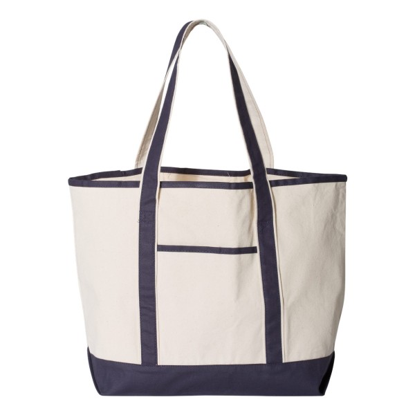 Q1500 Q-Tees Natural/ Navy