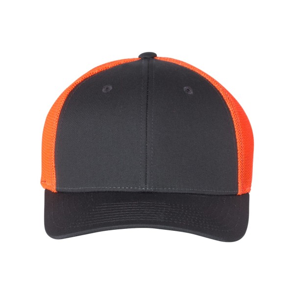 110 Richardson Charcoal/ Neon Orange