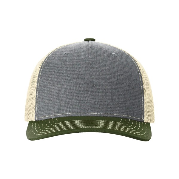 112FP Richardson Heather Grey/ Birch/ Army Olive