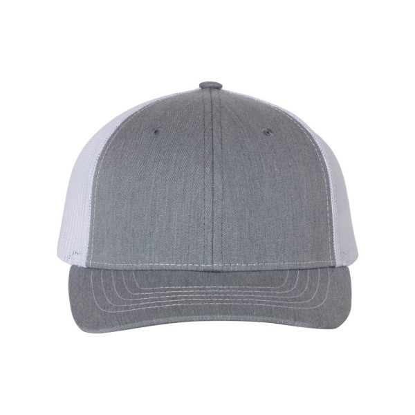 112Y Richardson Heather Grey/ White