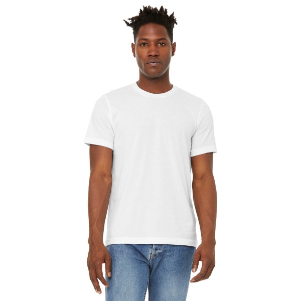 BC3301 Bella + Canvas Solid White Blend