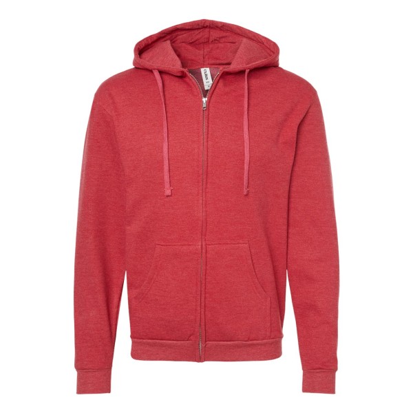 331 Tultex Heather Red